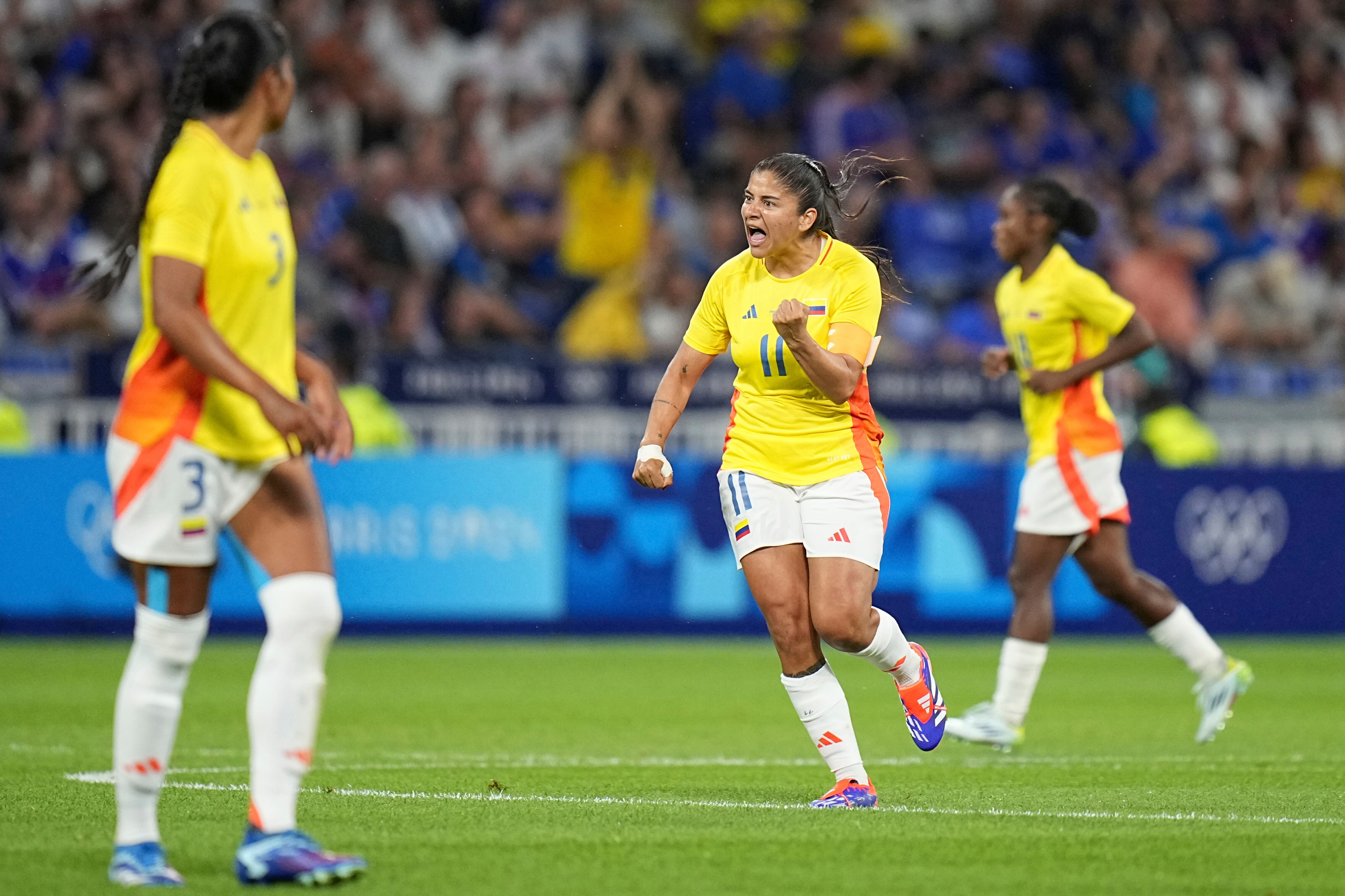 Selección Colombia Femenina durante su participación en los Juegos Olímpicos de París 2024